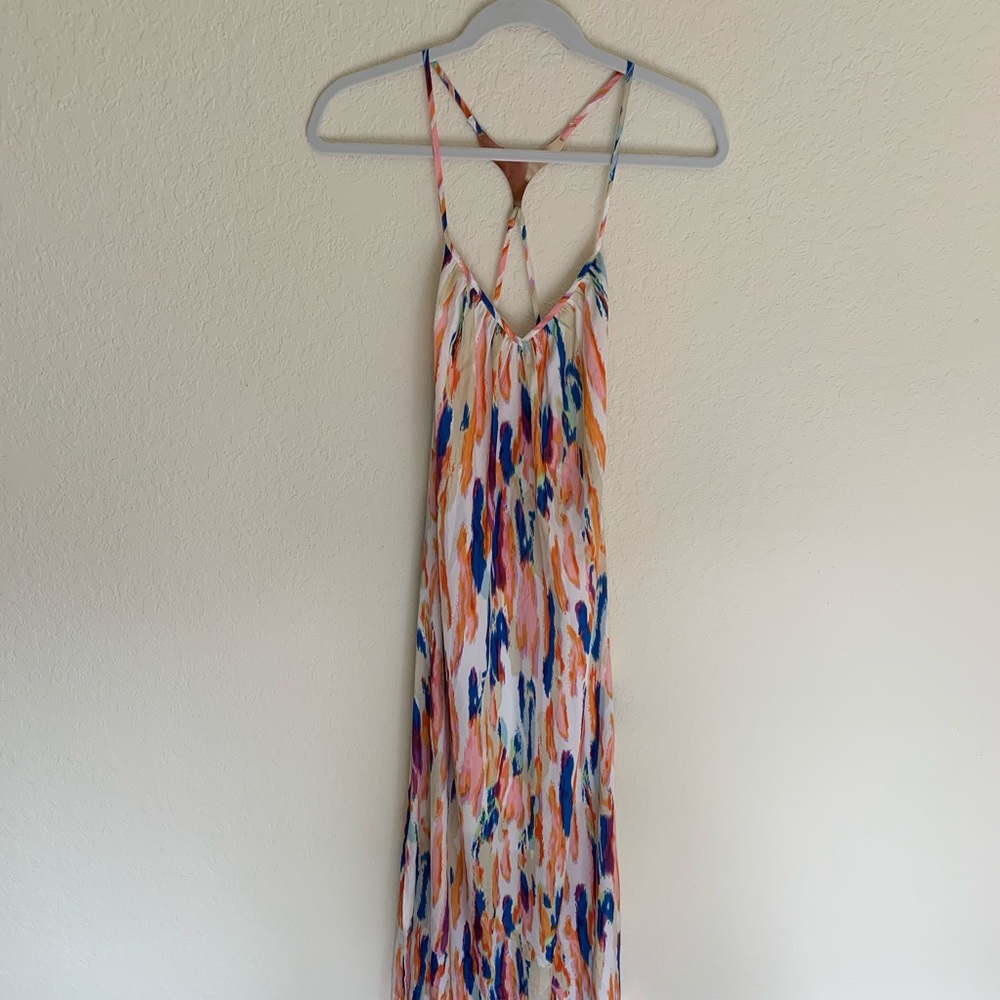 Silk summer dress